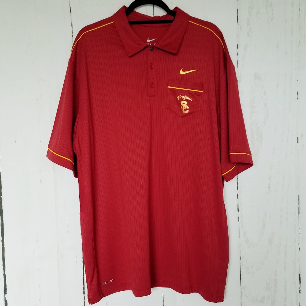 USC Trojans Dri-Fit Polo NWOT